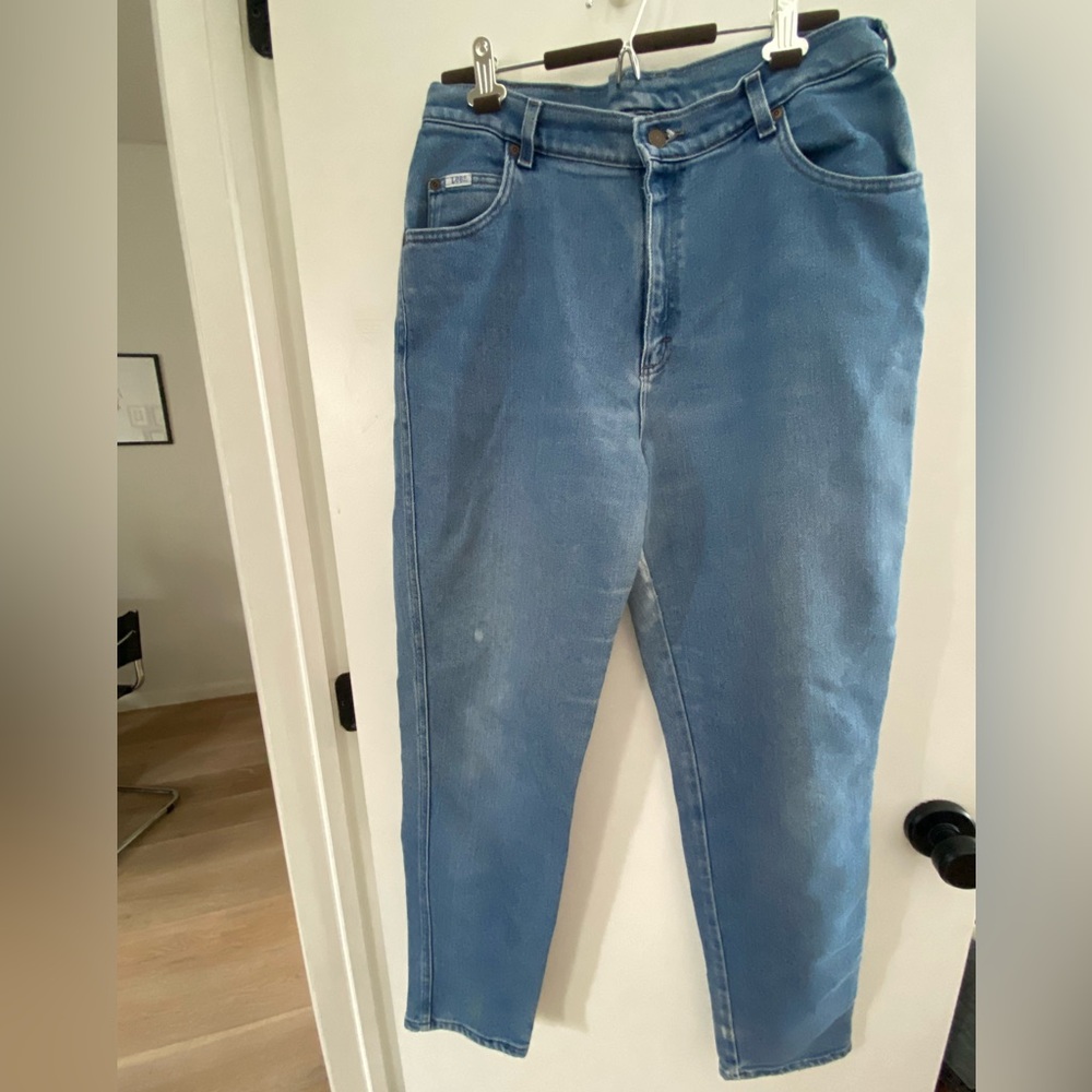 Lee Women's High Rise Medium Blue Jeans